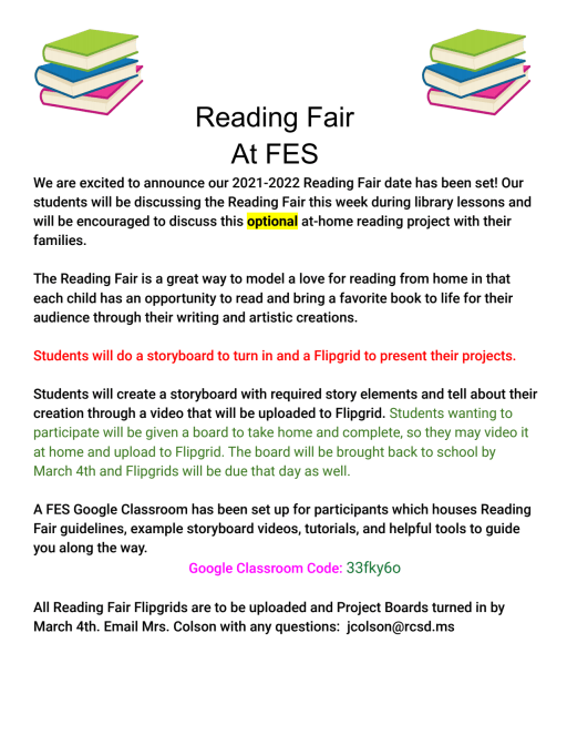 School Reading Fair Storyboard Examples Blank Story Board – FREE