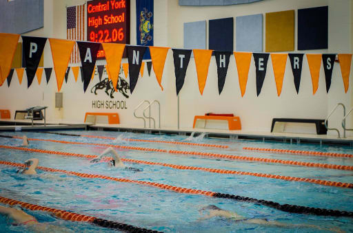 Swimming central outlet