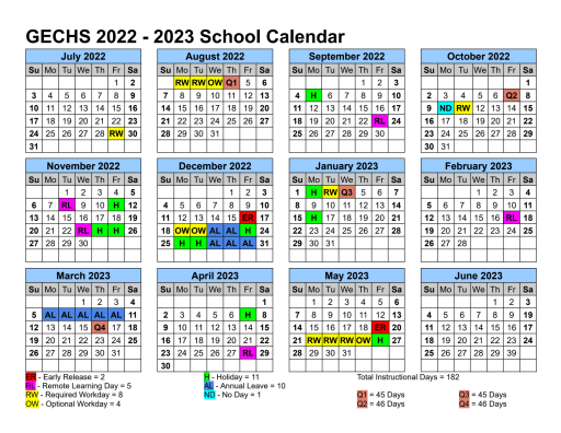 Gcps Calendar 2023 Calendars - Granville County Schools