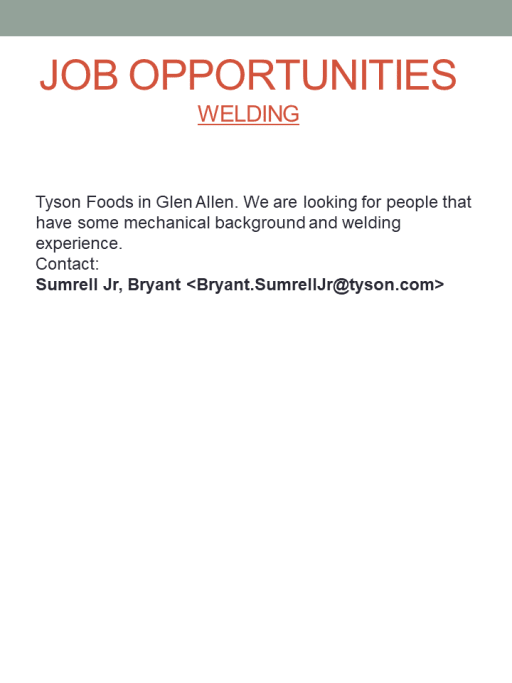 Welding Classes Richmond Va MeaningKosh