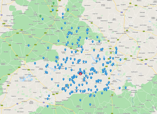 Map Of 5g Towers Catchment Area Map - St Hugh's Prep School Map Of 5g Towers Catchment Area Map - St Hugh's Prep School