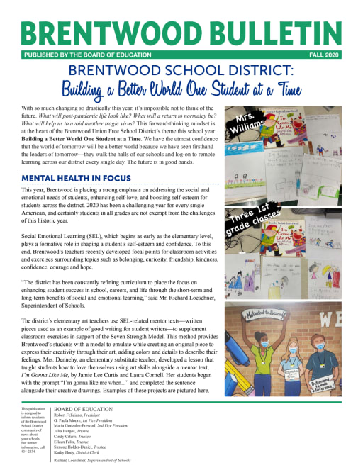 Brentwood Bulletin - Brentwood Union Free School District