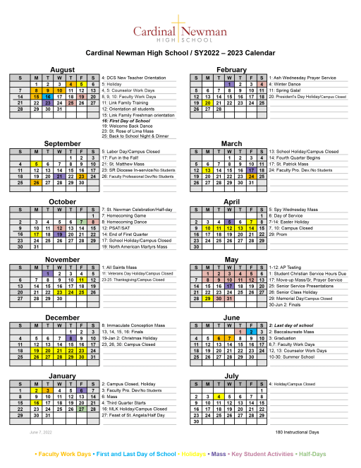 The 2022-23 schedule is HERE! Download & print the schedule in our