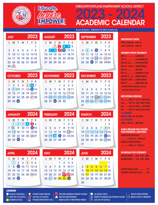 Mckinney Isd Calendar 202324 Printable Calendar 2023