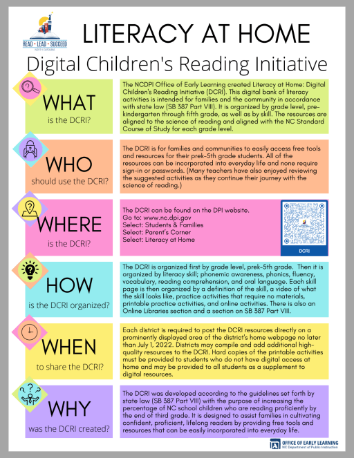 Digital Children's Reading Initiative - West Oxford Elementary School