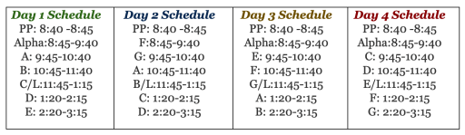 2023/24 Schedule - Cathedral High School