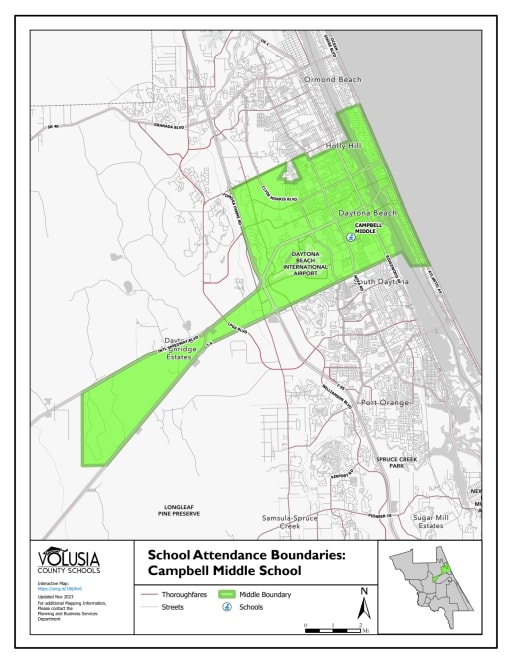 School Attendance Maps Volusia County Schools