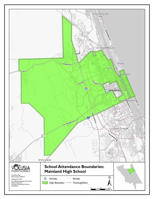 School Attendance Maps Volusia County Schools