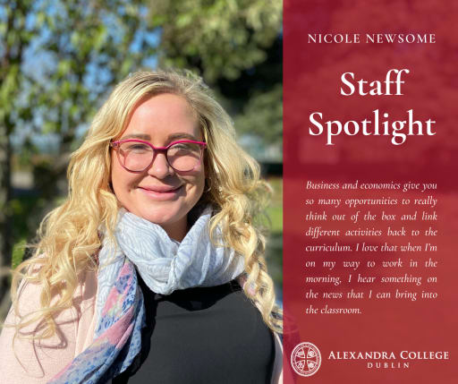 Staff Spotlight - Alexandra College Dublin