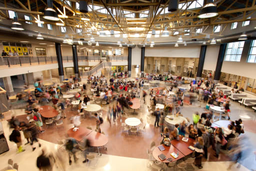 Kellam High School Inside Dudley H. Davis Student Center, The
