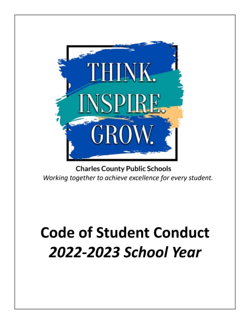 Code Of Student Conduct 22 23 Charles County Public Schools