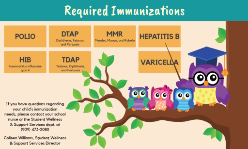Be Wise and Immunize - San Bernardino City Unified School District