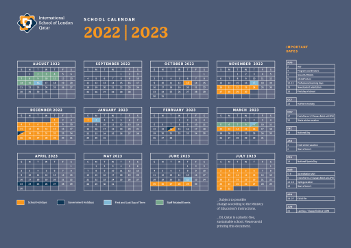 Academic Calendar 2023 2024 Qatar – Get Calendar 2023 Update