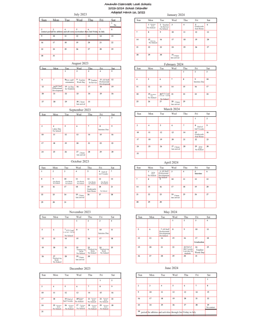 23-24 Calendar - Amanda-Clearcreek Local School District