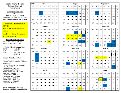 Calendar - Miller Elementary