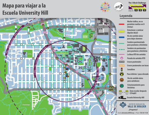 leyenda del mapa para la escuela