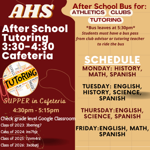 Tuesday Tutoring for Spanish - News and Announcements 