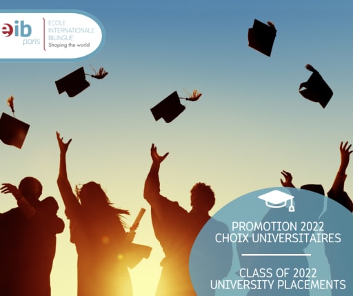 Class of 2022 University Placements | News Details - EIB Paris