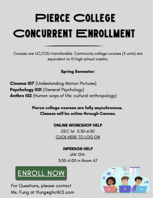 Pierce College Concurrent Enrollment Available For Students | Details
