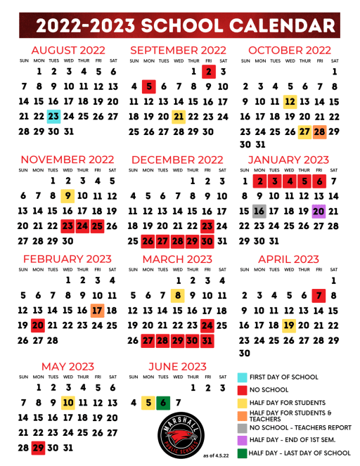 district-calendar-marshall-public-school-district