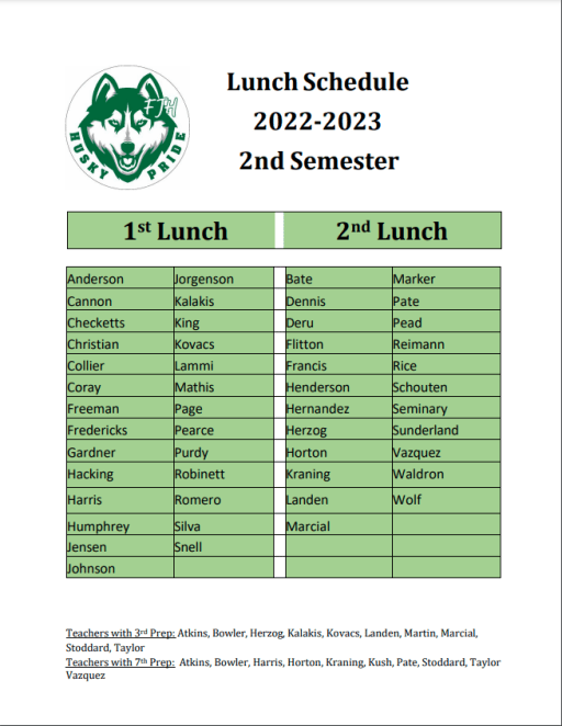 Schedules - Farmington Jr. High School