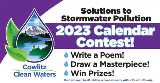 Nine Monticello Students Featured in Cowlitz Clean Water Calendar Contest |  Post Detail