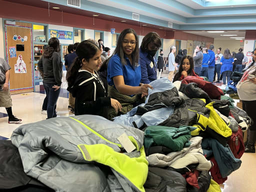Operation Warm Provides Winter Coat to Every Central Elementary