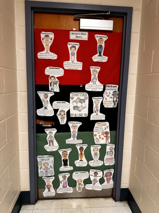 Black History Month Door Decorating Contest Lincoln Elementary School
