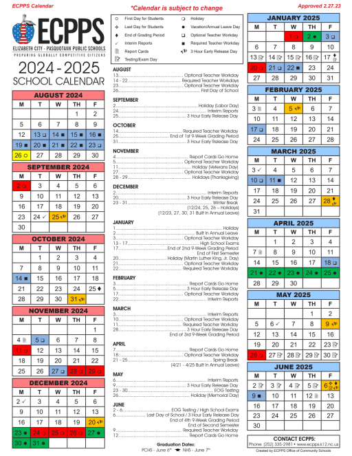 2024 2025 Wcpss Traditional Calendar Dynah Gunilla