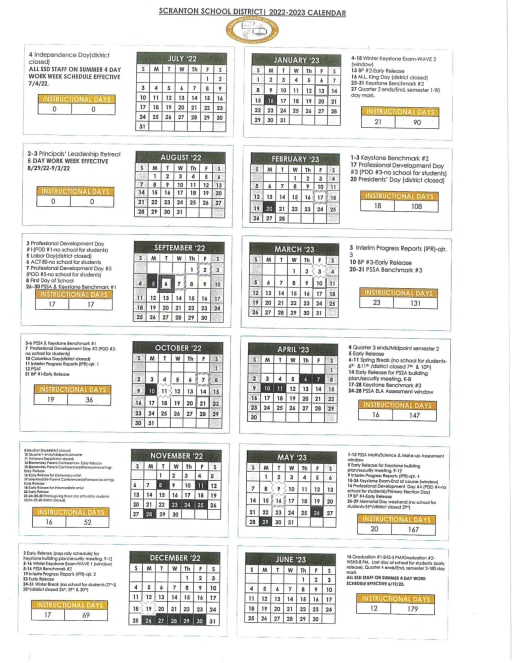 calendar-scranton-city-school-district