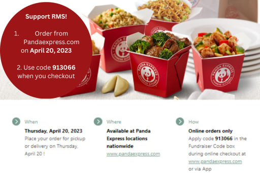 Support RMS by Ordering Panda Express April 20th article