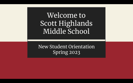 Back-to-School - Scott Highlands Middle School