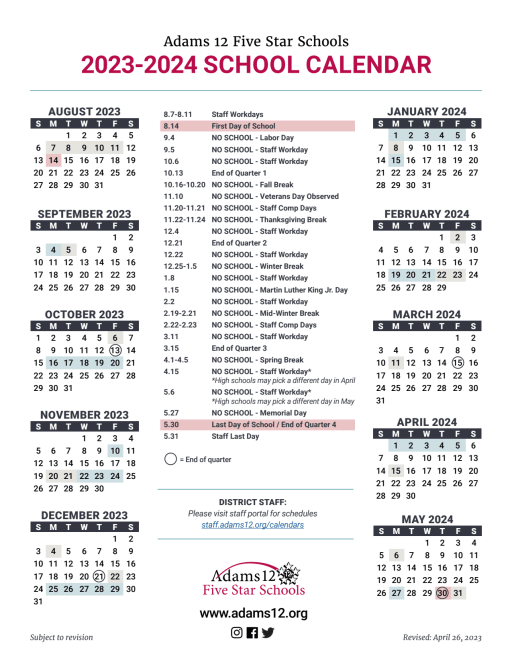 Lpss 2024 25 School Calendar Della Farrand