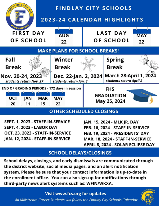 District Calendar - Findlay City School District