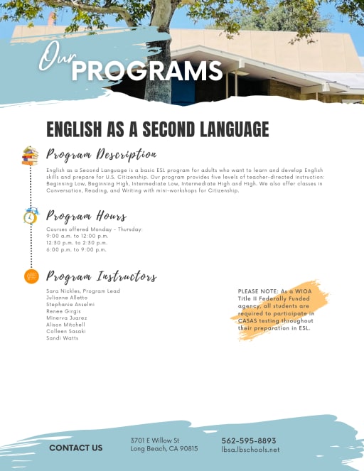 Learn English as a Second Language (ESL) with Hundreds of Courses