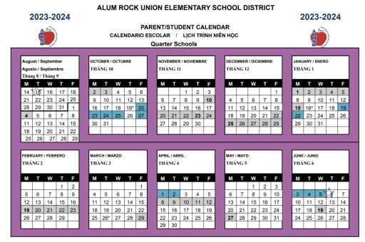 Academic Calendar - LUCHA