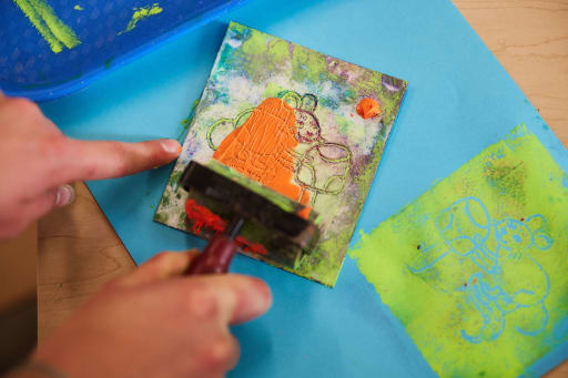 A Cleaner Way to Paint: Using Paint Sticks with Toddlers! - how we  montessori