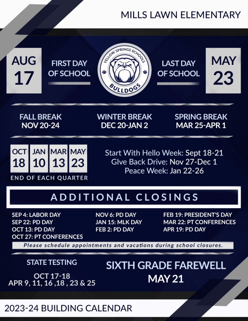 Calendars - Yellow Springs Schools