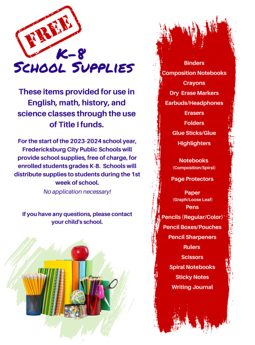 Student Resources / School Supplies