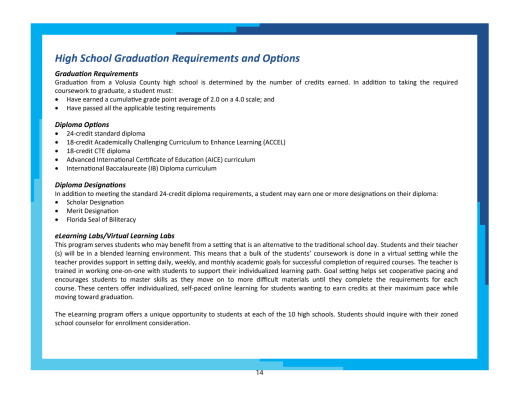 Parent Guide and School Calendar 2023-2024 - Volusia County Schools