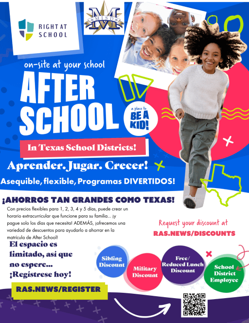 After school program flyer english
