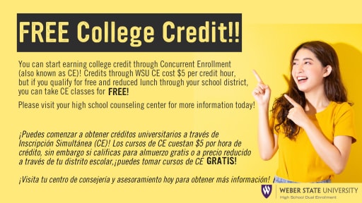 Concurrent Enrollement - Woods Cross High School