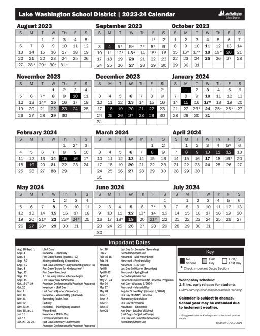 Lwsd 2024 To 2024 Calendar Estel Janella