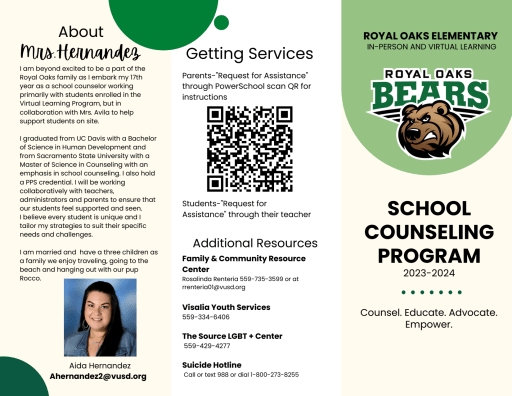 Counseling - Royal Oaks Elementary School