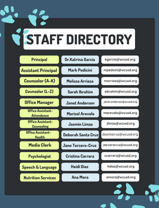 Staff Directory