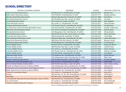 Annual 13-Month Calendar - Albemarle County School District