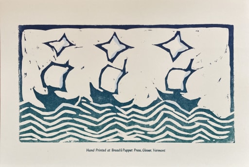 Virtual Blue Star Workshop: Learning Linocuts