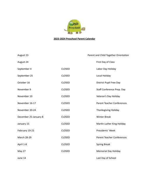 2023-2024-preschool-parent-calendar-pleasant-valley-school-district