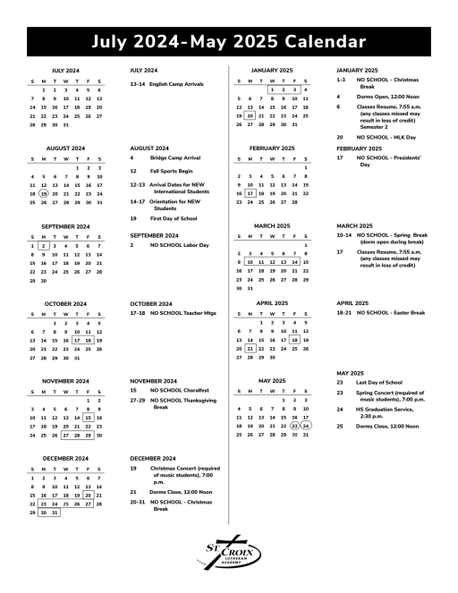 Elca 2024 2025 School Calendar Druci