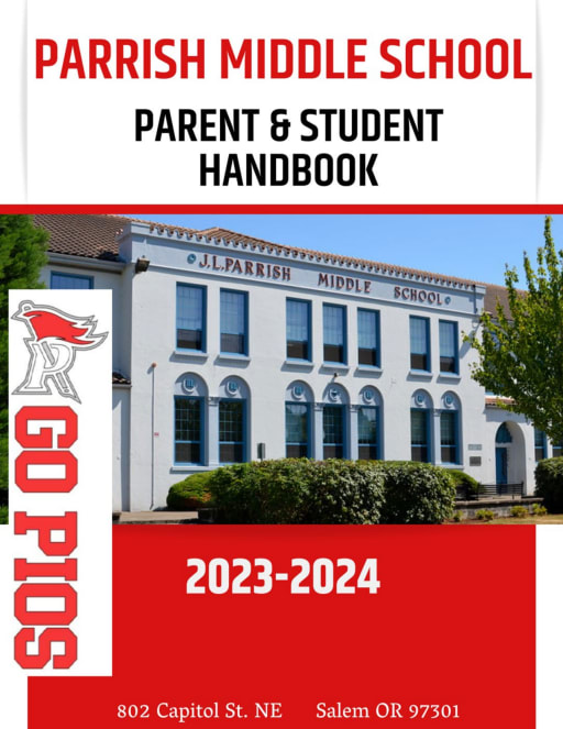 Student-Parent Handbook & Calendar – Houck Middle School